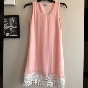 TOBI Lace Trim Tank Dress XS